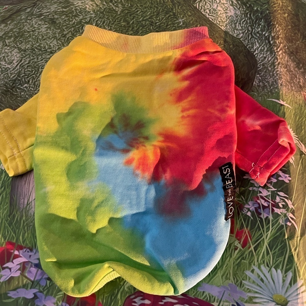 🍄HOST PICK🍄Tie-Dye Dog Tee by LoveThyBeast, Size Small, NWT - Picture 10 of 10